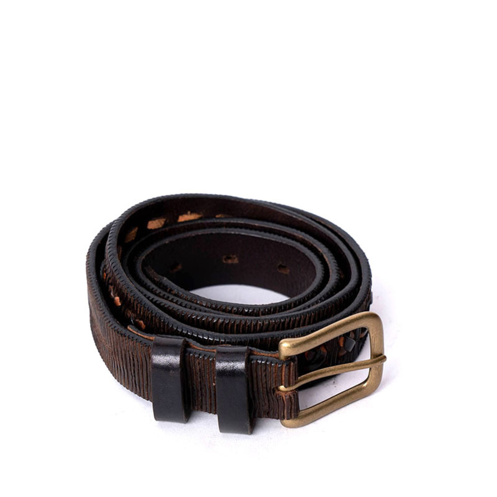 7 For All Mankind Belt Men size 100 Saddle Brown